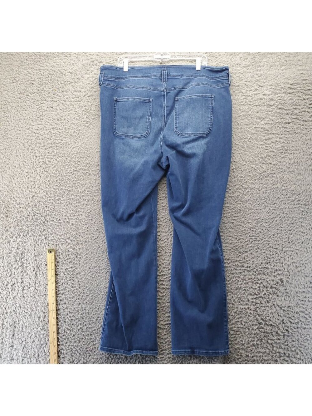 NYDJ Jeans Womens 18W Blue Marilyn Straight Lift Tuck Denim Stretch Fit - Picture 13 of 14